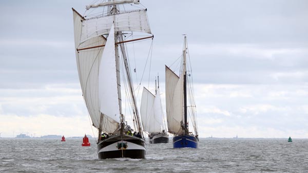 Varied sailing