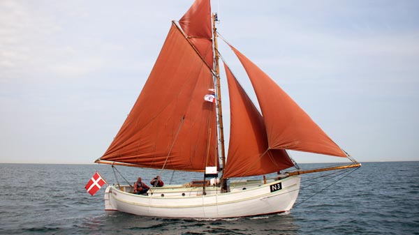 Jagt "Alliance", the boat of the organizers of the Hajkutter Festival