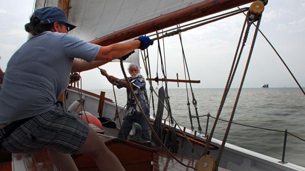 Sailing a Hajkutter