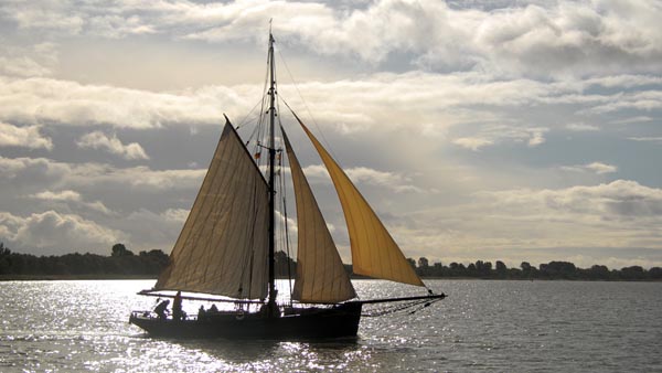 Die "Elbe" bekam den Preis für das Schiff mit der längsten Anreise.